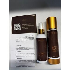 NEW Ashley Black Fasciology Blaster Oil & AfterBlaster Cream Set 3.4 fl oz each